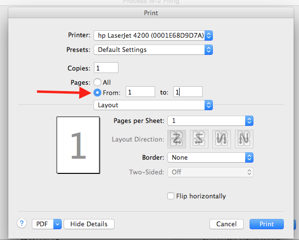 Read our guide on printing alignments for red SSA W-2 and W-3 forms.