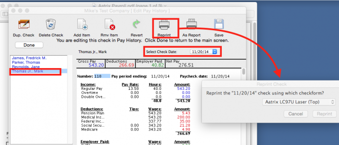 Read on what to do when you need to reprint a paycheck.