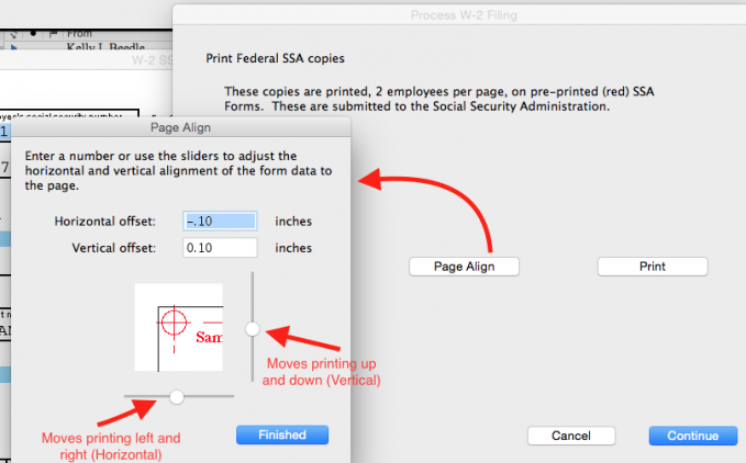 Read our guide on printing alignments for red SSA W-2 and W-3 forms.